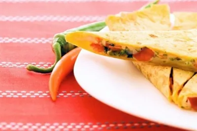 Квесадильи с кукурузой и острым перцем