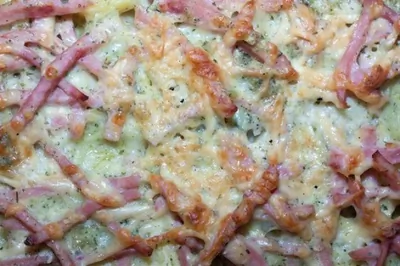 Сырная картофельная запеканка