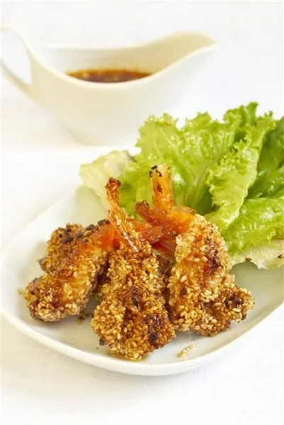 Жареные креветки «Пять специй»