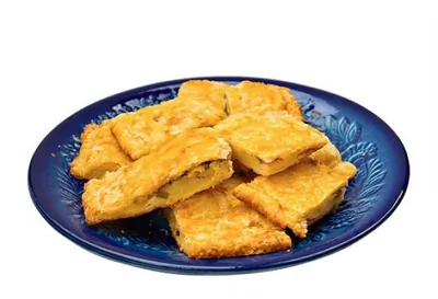 Слоеный пирог с картофелем и мятой