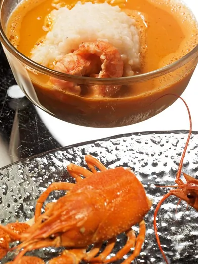 Раковый суп с коньяком