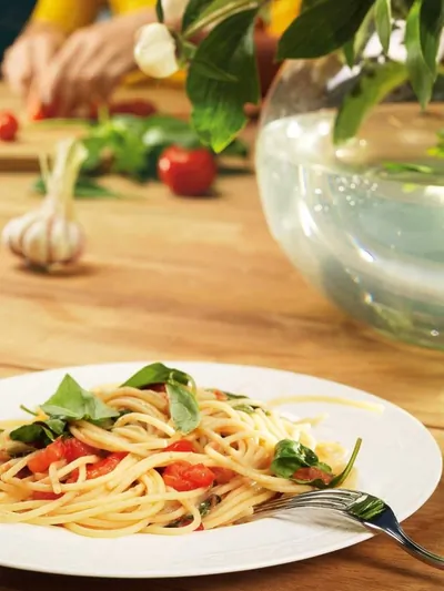 Спагетти аль крудо