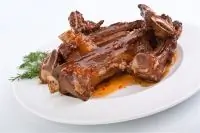 Жареное баранье ребро