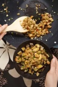 Баклажаны в кисло-сладком соусе