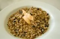 Ризотто с белыми грибами и пармезаном