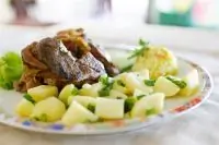 Баранина жареная