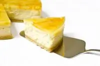 Запеченный лимонный чизкейк