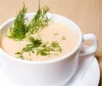 Суп-пюре с укропом