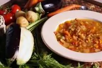 Чечевица с зеленью