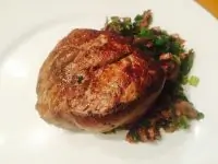 Филе миньон с грибным соусом