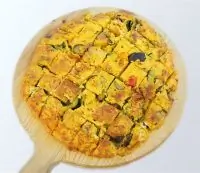 Омлет с баклажанами и грюйером