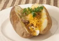 Картофель с мясным фаршем