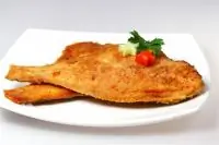 Камбала в молотой маце