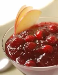 Клюквенно-яблочный соус