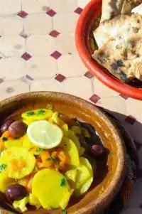 Тажин с курицей