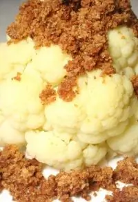Цветная капуста в сухарях