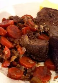 Морковь под соусом