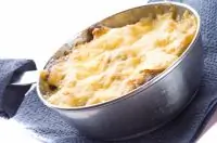 Запеченный омлет с куриной печенкой