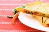 Квесадильи с кукурузой и острым перцем