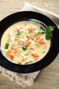 Суп с грибами и курицей