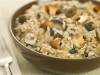 Ризотто с грибами и пармезаном