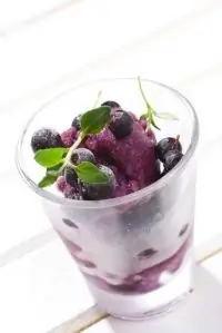 Черничный шербет