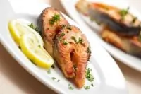 Семга жареная