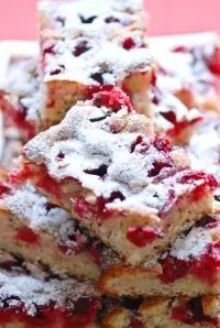 Вишневый пирог с геркулесом