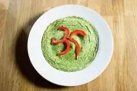 Суфле из шпината, петрушки и тофу