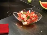 Арбуз с сыром фета