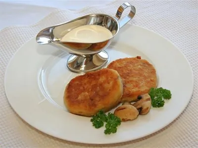 Морковные оладьи с манной крупой