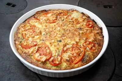Томатный пирог с козьим сыром и тимьяном