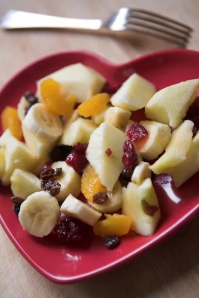 Горячий фруктовый салат
