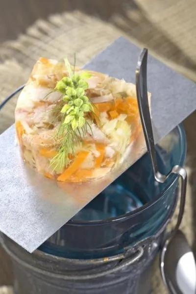 Заливное из лосося