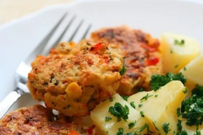 Биточки из окуня