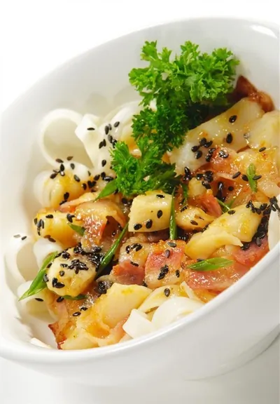 Салат из морских гребешков