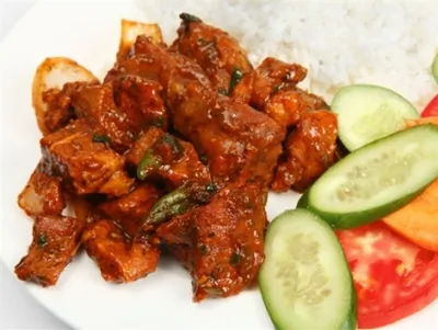 Ягнятина с чили и мятой