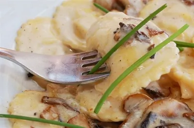 Равиоли с грибами