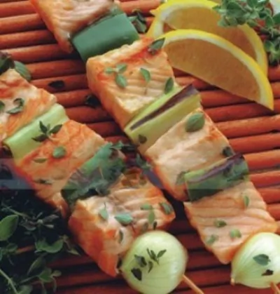 Шашлык из норвежской семги