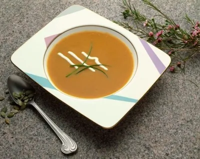 Суп с тыквой и кумкватом