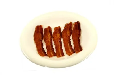 Жареная копченая ветчина