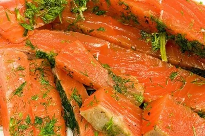 Гравлакс с водкой