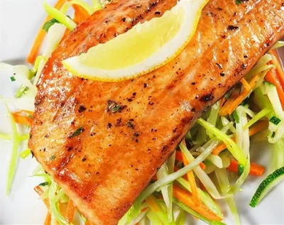 Кисло-сладкий лосось