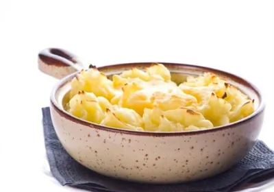 Грибной пудинг со сметаной