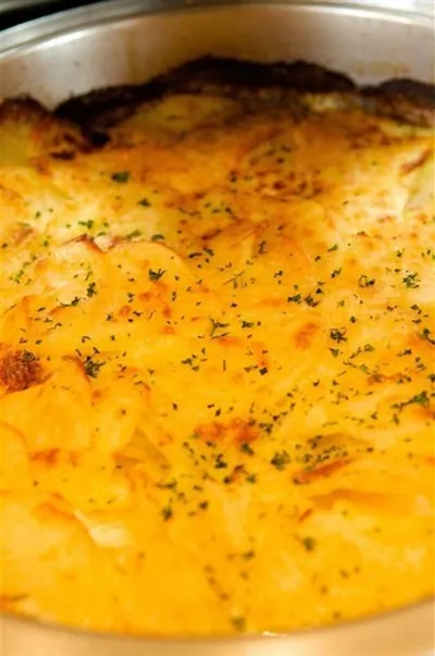 Картофель дофине с сыром стилтон