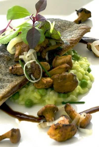 Грибы с песто