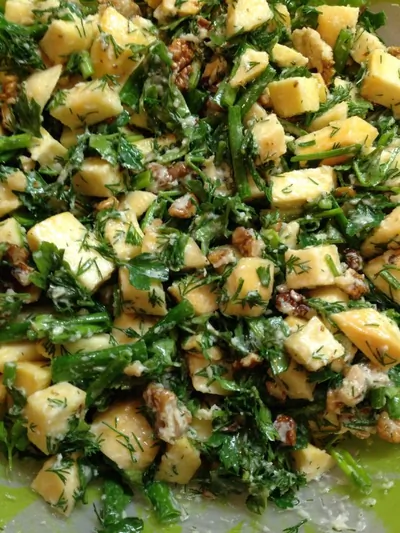 Салат из репы с хреном