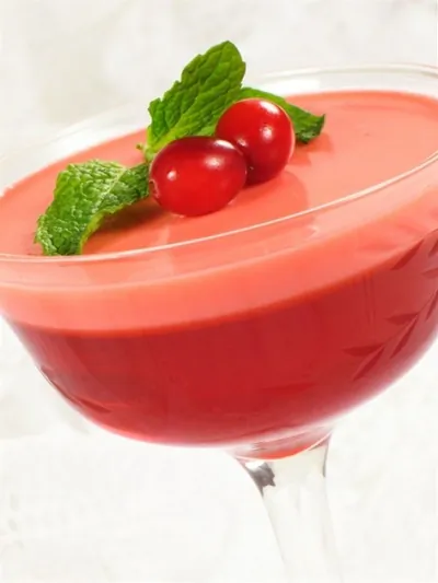 Клубнично–йогуртовое желе