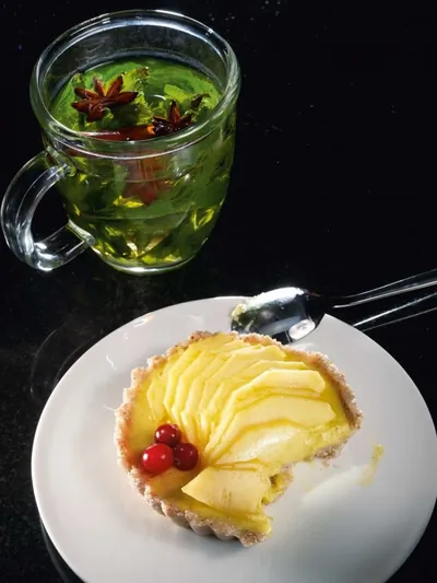 Тарталетки с кремом из манго