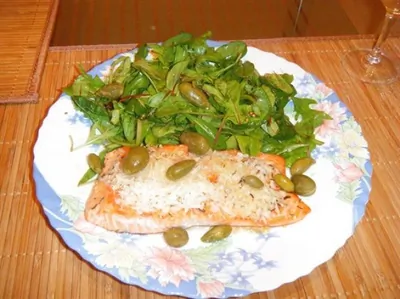 Форель с пармезаном и тимьяном